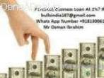 we are offering loans at the 2% interest rate. Our loan is