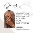 Enhance Your Look With An Exquisite Oval Diamond Ring - Dubai-Gold and jewelry
