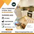 fully furnished studio for sale