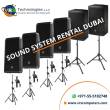 The Music Effect Is Enhanced By the Sound System Rentals