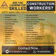 Skilled/unskilled Construction Workers from India - Dubai-Construction