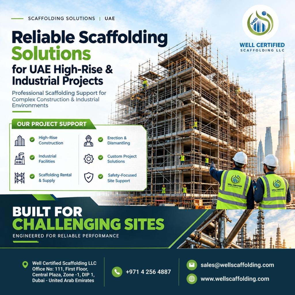 Scaffolding services in UAE, Premium quality Materials – الصورة 2