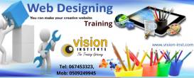 Web Designing Courses at Vision Institute. Call 0509249945