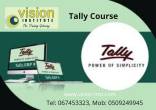 Tally Courses at Vision Institute. Call 0509249945